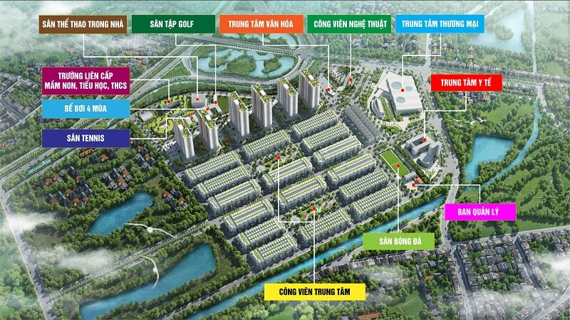 Khu đô thị Him Lam Green Park Bắc Ninh đang trong giai đoạn hoàn thiện Phoi-canh-khu-do-thi-him-lam-green-park-dai-phuc-bac-ninh