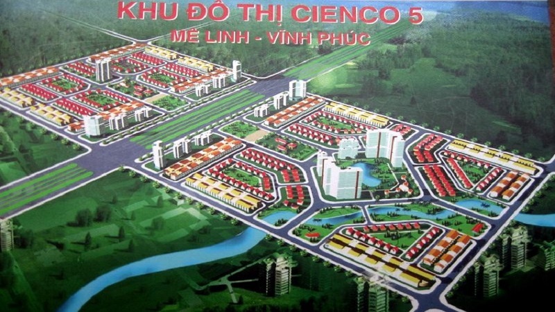 Phối cảnh tổng thể khu đô thị Cienco 5 Mê Linh khu-do-thi-cienco-5-me-linh