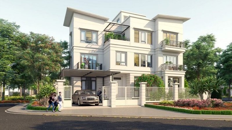 Mẫu thiết kế biệt thự đơn lập hiện đại Mẫu thiết kế biệt thự đơn lập hiện đại