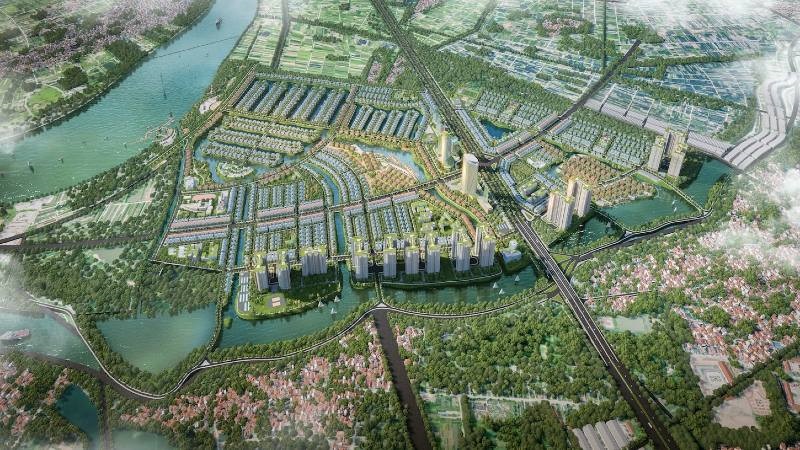 Phối cảnh khu đô thị Xuân Cầu Văn Giang Hưng Yên