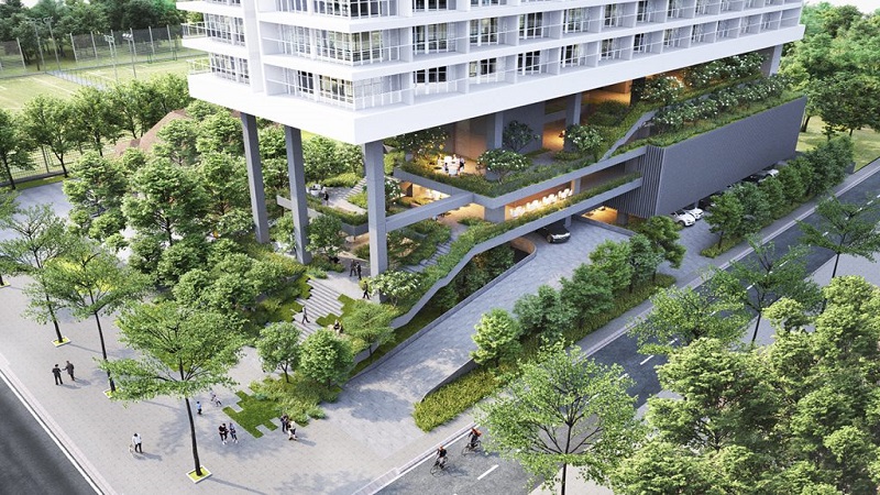 TA Architecture Landscape Design đem đến Khuôn viên Vũng Tàu Apartment xanh