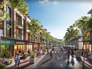 phối cảnh nhà phố shophouse mhdi móng cái