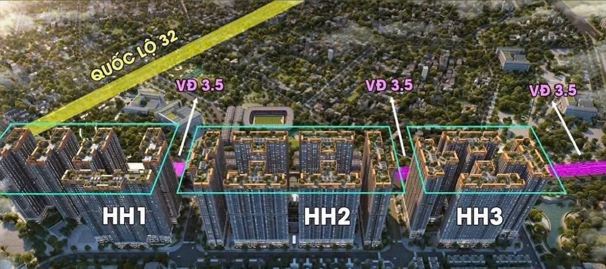 Mở bán đợt 1 tổ hợp căn hộ HH3 The Flame Vine Hinode Royal Park